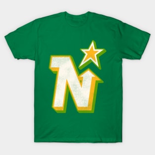 Defunct Minnesota North Stars Hockey Team T-Shirt